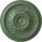 Ekena Millwork Stockport Ceiling Medallion (Fits Canopies up to 6 1/4"), 28"OD x 2 3/4"P, Athenian Green CM28STAGF - alternate 1